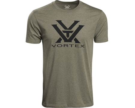 VORTEX Men's Core Logo Short Sleeve T-Shirt - Military Heather