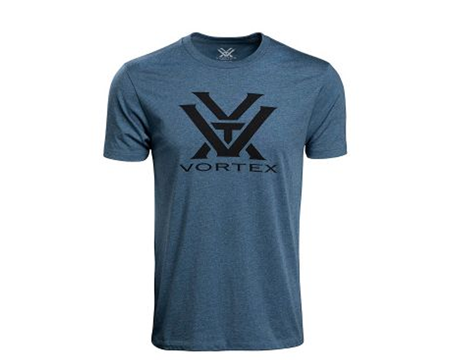 Vortex Men's Logo T-Shirt - Blue Heather