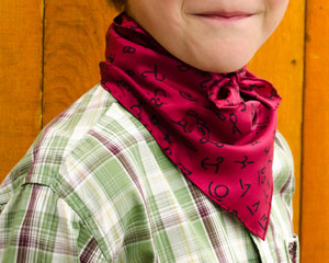 Kids' Brands Silk Scarves/Wild Rags - Small