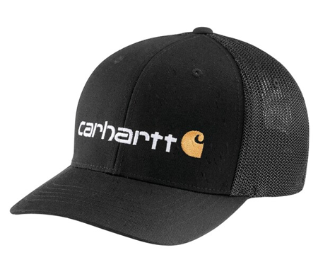 CARHARTT: RUGGED FLEX FITTED CANVAS MESH BACK LOGO GRAPHIC CAP