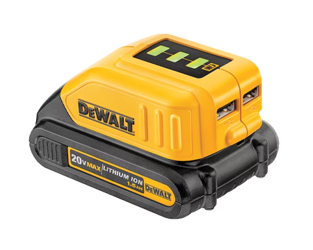 DeWalt USB Charger Battery Adapter
