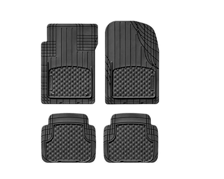 WeatherTech Rubber Floor Mat Black 4pc