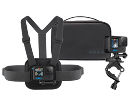 GO Pro Sports Kit Chesty + Handlebar / Seatpost / Pole Mount + Camera Case