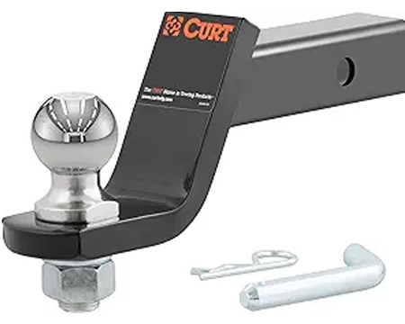 Curt Hitch Ball Mount Kit Stl 4"drp 2" dia
