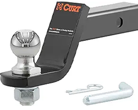 Curt Hitch Ball Mount Kit Stl 4"drp 2" dia
