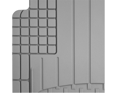 WeatherTech Rubber Floor Mat Gray 4pc