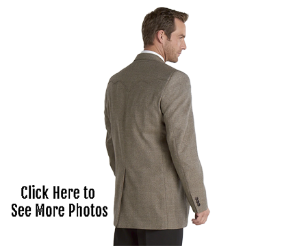 Circle S Men's Donegal Brown Plano Sport Coat