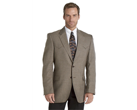 Circle S Men's Donegal Brown Plano Sport Coat