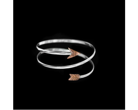Arrow Bracelet SS and Copper