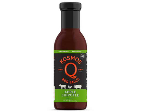Kosmos Q® 15.5 oz. BBQ Sauce - Apple Chipotle
