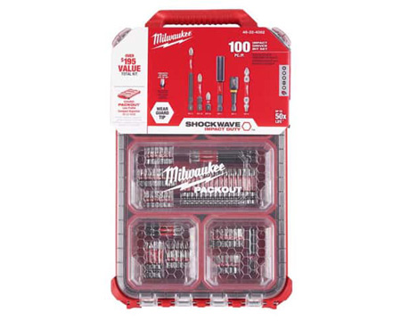 Craftsman® 1/4 in. X 4 in. Shockwave Impact Driver Bit Set Alloy Steel 100 Pc