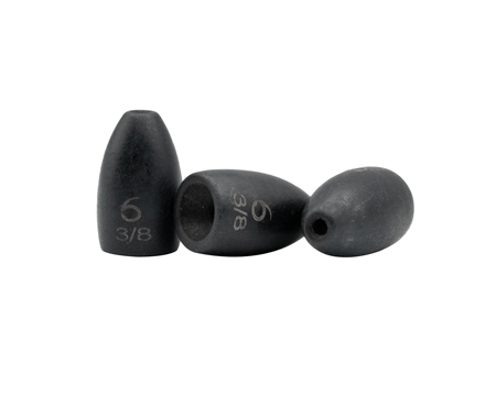 6th Sense Fishing® 5/16 oz. Flipping Weight 3Pk - Pitch Black Tungsten