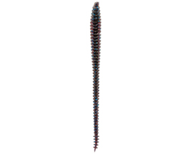 6th Sense Fishing® Boosa 6.5 Shakey Worm - Blue Fleck Magic