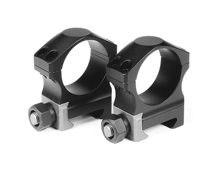 Nightforce® XTRM 30mm 1.25 in. Ultralite Ring Set Medium Mount Attachment - Black