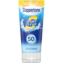 Coppertone Sport Clear Sunscreen Lotion 50 spf 5oz