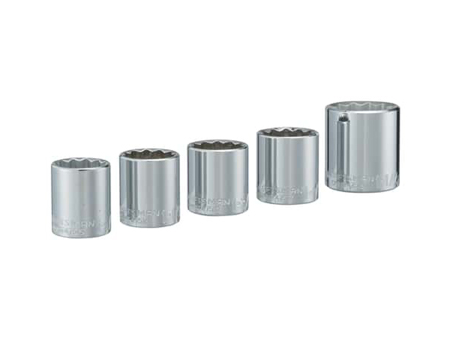 Craftsman® 1-1/2 in. X 1/2 in. Drive SAE 12 Point Standard Socket Set 5 Pc