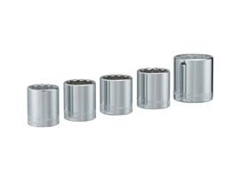 Craftsman® 1-1/2 in. X 1/2 in. Drive SAE 12 Point Standard Socket Set 5 Pc