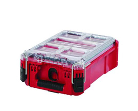 Milwaukee® Packout Compact Organizer Impact-Resistant Poly 5 Compartments - Red