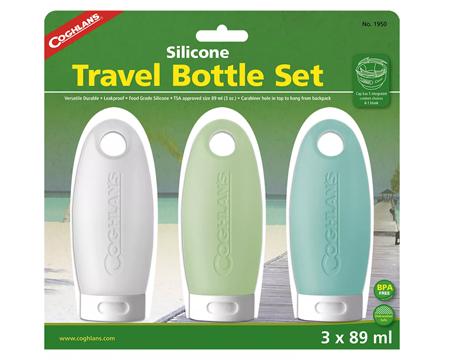 Silicone Travel Bottles 3 oz 3 pk