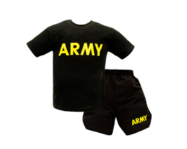 Kids Army PT Set 2-pc Lg