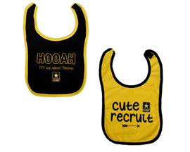 Army Baby Bibs 2 pk