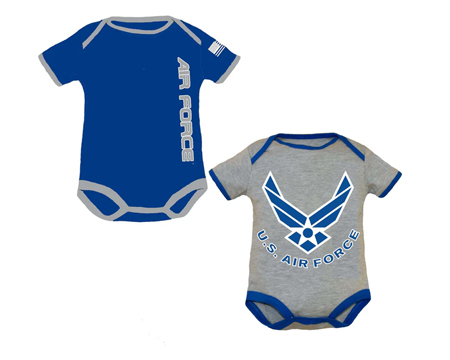 Trooper Air Force 2 pk Baby Bodysuit