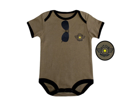 Little Wingman Baby Bodysuit