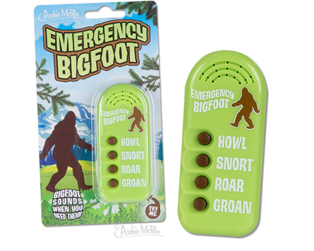 Emergency Bigfoot Button