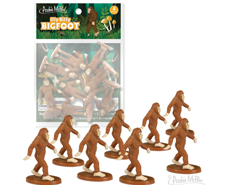 Itty Bitty Bigfoot Bag of 8
