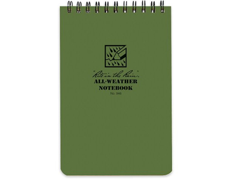 Notebook Green 4 x 6"