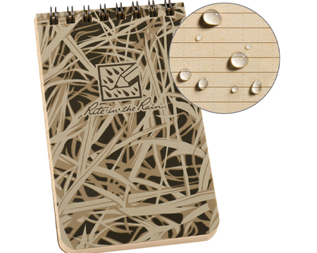 Top Spiral Notebook 3"x 5" Grass CM