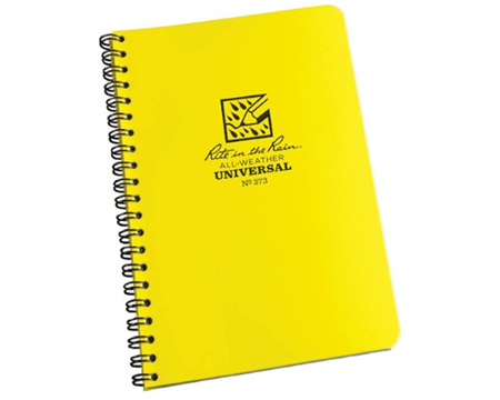 Side Spiral Notebook Yellow