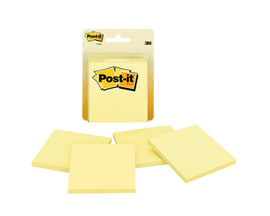 Post-it Note 3x3 Yellow 4pk