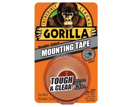 Gorilla Double Sided Mounting Tape Clear