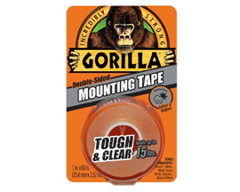 Gorilla Double Sided Mounting Tape Clear