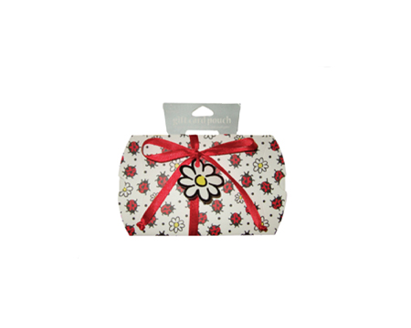 Pouch for Gift Card Lady Bugs