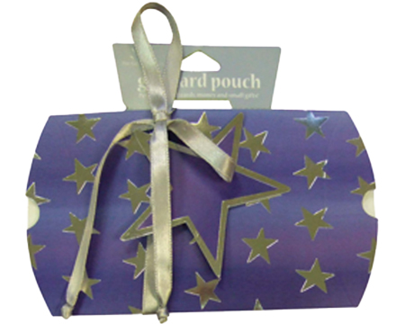 Pouch for Gift Card Rainbow Stars
