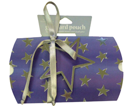 Pouch for Gift Card Rainbow Stars