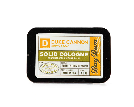 Men's Cologne Solid Bay Rum