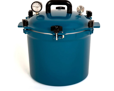 All American 21.5qt Pressure Cooker/Canner Blue