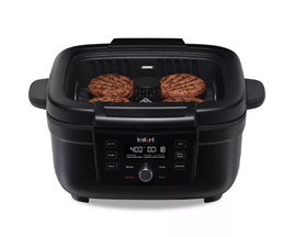 Electric Indoor Grill & Air Fryer 4qt