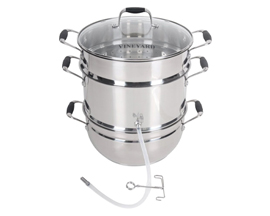 Juicer Steamer w/ SS and Glass Lid