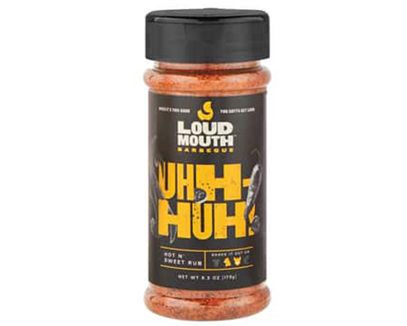Loud Mouth® UHH-HUH Barbecue 6.3 oz. Hot N' Sweet BBQ Rub