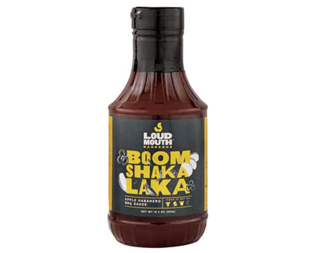 Loud Mouth® Boom Shaka Laka Barbeque 19.4 oz. Apple Habanero BBQ Sauce