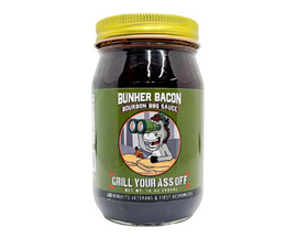 Grill Your Ass Off® Bunker Bacon 16 oz. Bourbon BBQ Sauce 