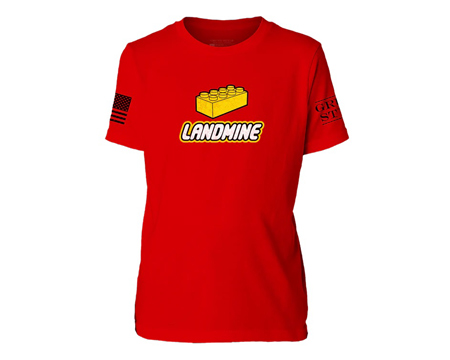 Grunt Style® Youth Landmine Short Sleeve T-Shirt - Red