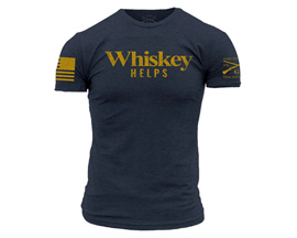 Grunt Style® Men's Whiskey Helps Short Sleeve T-Shirt - Midnight Navy