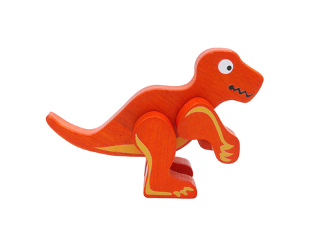 BeginAgain® Posable Dinosaur T-Rex - Orange