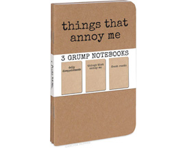 Archie McPhee® Grump Notebooks