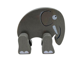 BeginAgain® Posable Safari Elephant